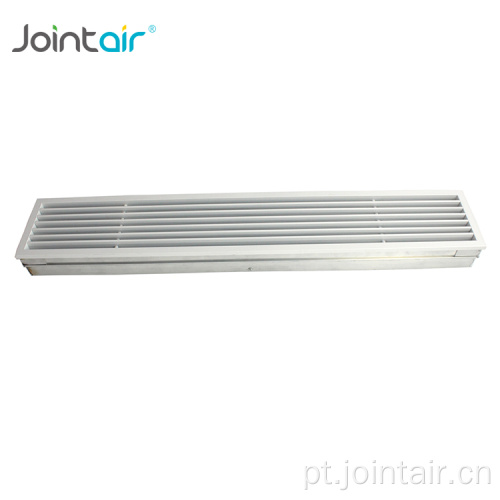 Difusor de grade de barra linear fixa HVAC para ventilação